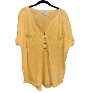 Rose & Olive V Neck Blouse 🌵xl